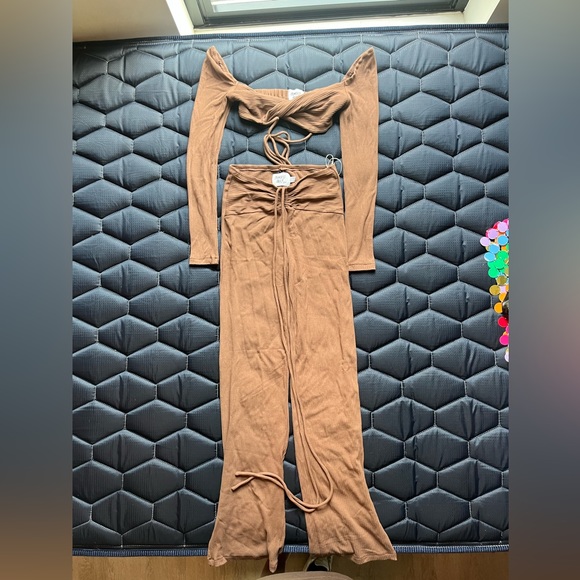 Princess polly Sabrina set in brown - Picture 5 of 6